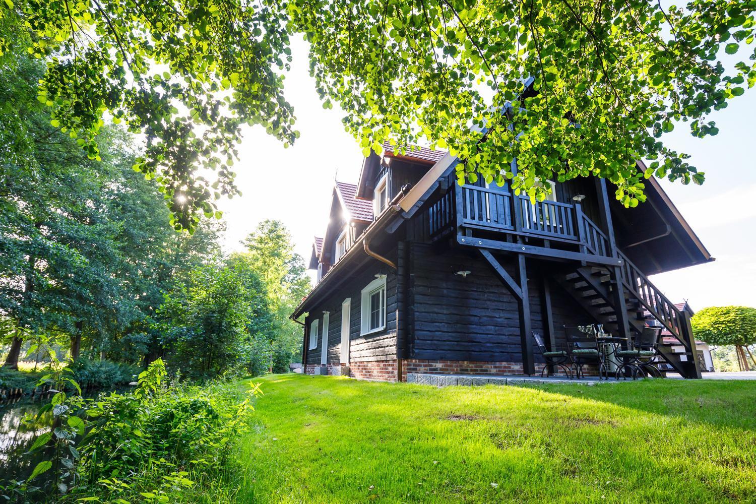 Spreewald Chalet Wohnung Spreeblick Kolonie  Exterior foto